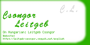 csongor leitgeb business card